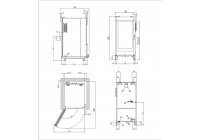 UNOX ChefLux XV 4093 - elektromos 20*GN2/1; manuális vezérlésű kombi sütő-pároló