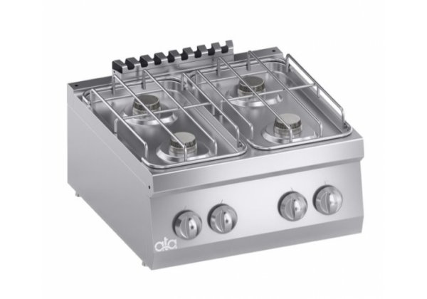 ATA 600  - 4 égős, gázüzemű asztali főzőlap 26.0kW