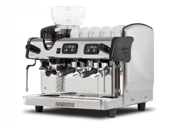Expobar 2 karos kávéfőzőgép, darálóval