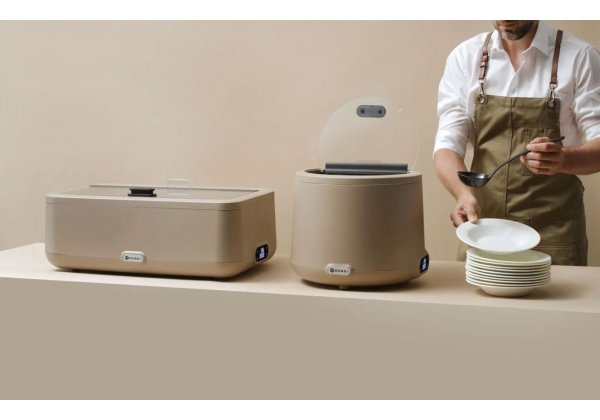 HENDI UNIQ  elektromos asztali chafing GN1/1; Beige színű