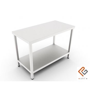 Rm acél  munkaasztal 200*70*85 cm Alsó polccal