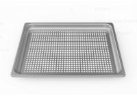 UNOX GRP350 STEAM & FRY - perforált 460*330 mm rm. acél sütőtepsi