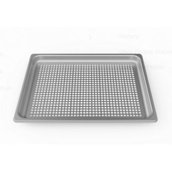 UNOX GRP350 STEAM &amp;amp; FRY - perforált 460*330 mm rm. acél sütőtepsi