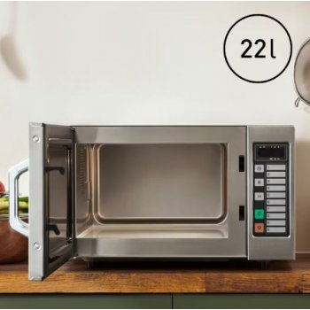 Panasonic NE-1037 - Mikrohullámú sütő, 1 magnetron; 3 teljesítmény szint; GN1/2 belső; 1000W;