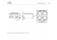 ATA 600 - 4 zónás, elektromos asztali főzőlap 4.0kW