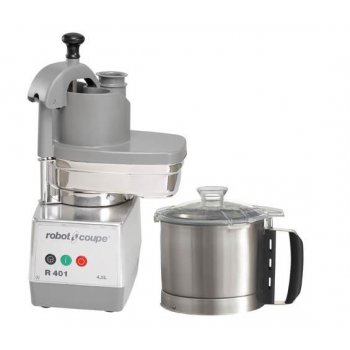 Robot-Coupe R 402V.V. - Kombi kutter, zöldség feldolgozó, 4,5 lt. rm.edény, seb.szab. 230V.