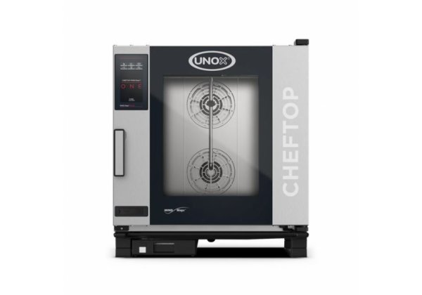UNOX ChefTop E1LM One - 7*GN1/1, elektromos, digitális kombi gőzpároló-sütő