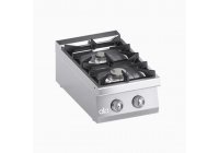 ATA700 - 2 égős gázüzemű asztali főzőlap, 14.2kW, Solution Line