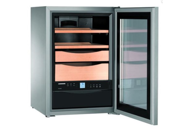 Liebherr ZKes 453 - üvegajtós Humidor / szivar tároló szekrény temperált, pára szabályzott