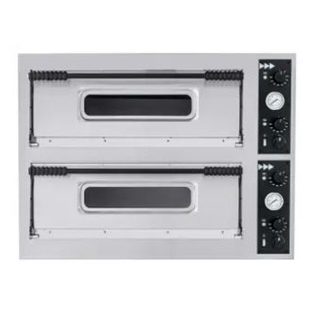 HENDI - BASIC 66 XXL - kétaknás pizza kemence; kapacitás: 2*4 db 33 cm pizza