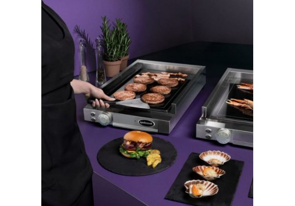 SPIDOFLAT™  SP200 - 1 zónás elektromos lapsütő, Üvegkerámia sütőfelülettel