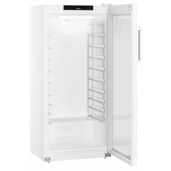 Liebherr BRFvg 5511 - üveg ajtós, 496 lt. cukrászati, fehér színű, hűtő, ventilációs hűtésselcukrászati hűtő, üvegajtós, 496 lt