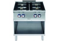 Electrolux Professional XP700 - 4 égős gázüzemű főzőlap, elöl nyitott alépítményen