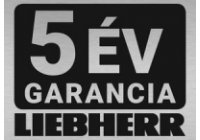 LIEBHERR 5 év GARANCIA + DÍJTALAN szállítás minden Liebherr készülékre