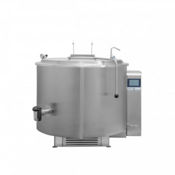 GAM RKG-405  -  400 lt. ÉRINTŐ kijelzős, kerek palást, gázüzemű indirekt főzőüst