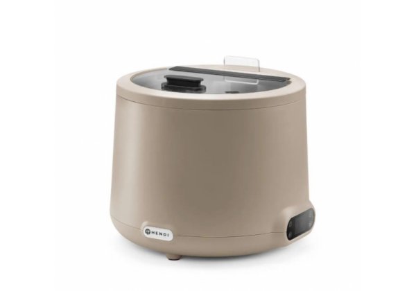 HENDI UNIQ elektromos asztali leves chafing, 8 lt.-es, Tope színű