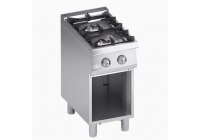 ATA700 - 2 égős gáz főzőlap nyitott alépítményen,, 14.7kW, Solution Line
