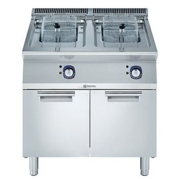 Electrolux Professional XP700 - 7+7 lt.-es elektromos olajsütő, zárt alépítményen,