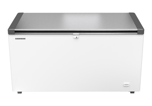 Liebherr EFL 4656 - felnyíló tele rm acél tetős mélyhűtő láda, 404 literes